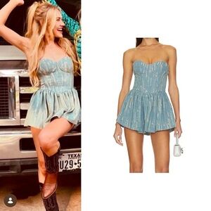 Nana Jacqueline Airina Dress (Denim) NWT